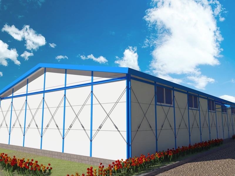 prefabricated labour camps