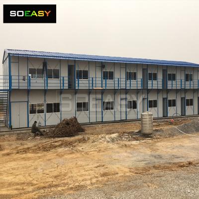Maison mobile de préfabrication K Bâtiment à bas prix pour le camp de travailleurs temporaire