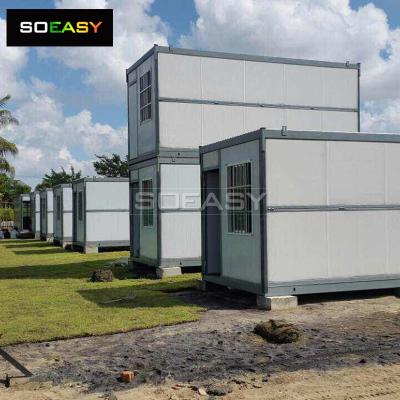 Maison pliable préfabriquée, dortoir, camp minier, hébergement, chantier de construction, camp de travail