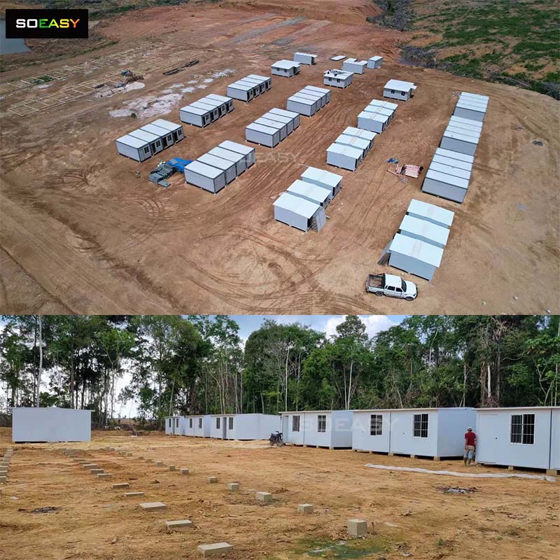 Solutions de logement pour réfugiés dans les camps de conteneurs SOEASY