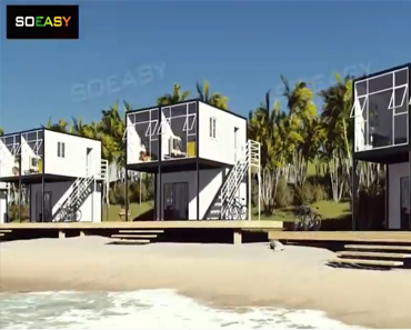 Container Hotel Villa Make Of Amovible Container House
