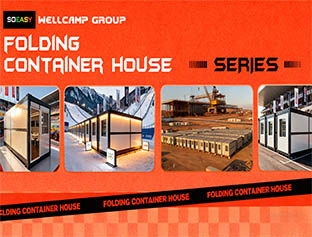 Maison conteneur pliable magique, facile à installer et pratique à déplacer.